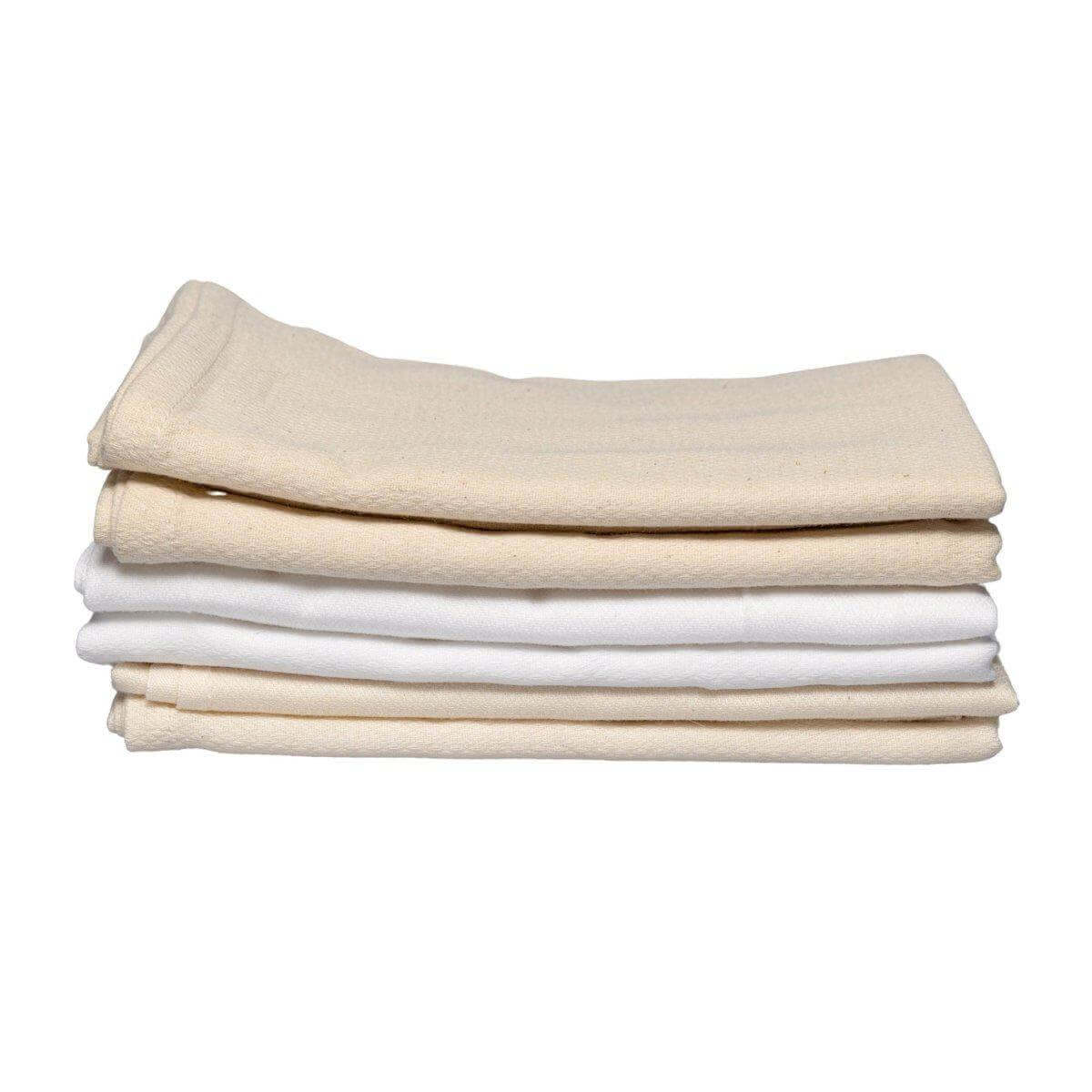 Bleached Cotton Flat Diaper-Bayrli